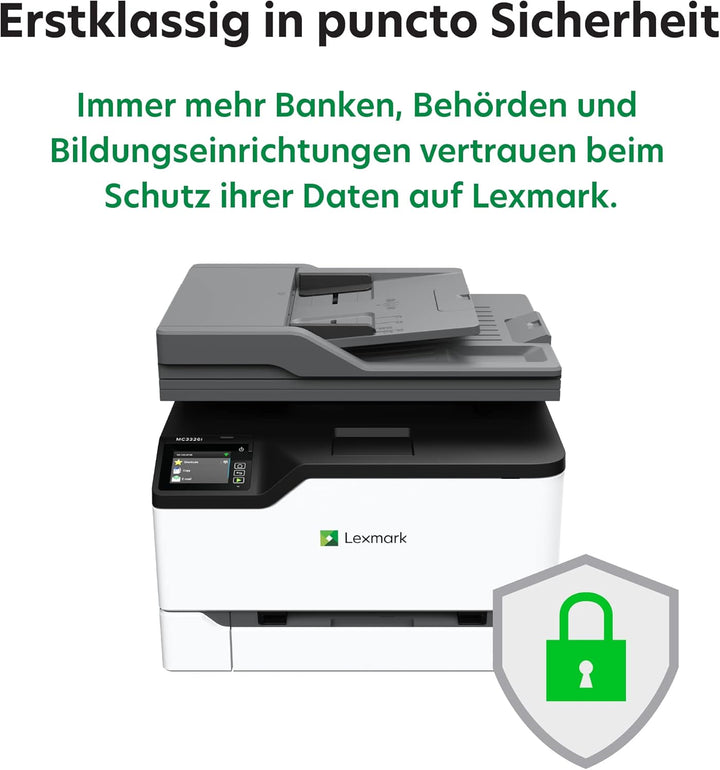 Lexmark MC3326i 3-in-1 Farblaser-Multifunktionsgerät (Drucker, Kopierer, Scanner, WLAN, Netwerkansch