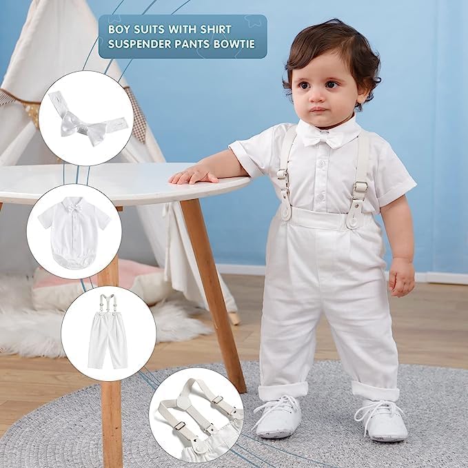 Booulfi Baby Kleidung Jungen 0-12 Monate Strampler Neugeborene Body Langarm Overall Winter Baby Erst