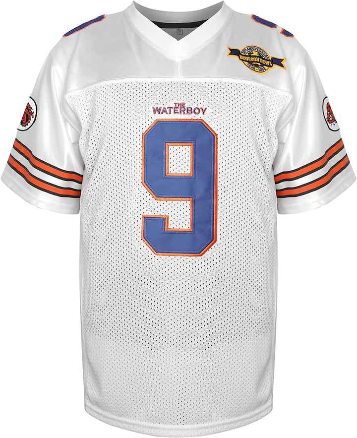 PHM Men The Waterboy 9 Bobby Boucher 50th Anniversary Movie Mud Dogs Bourbon Bowl Football Trikots S