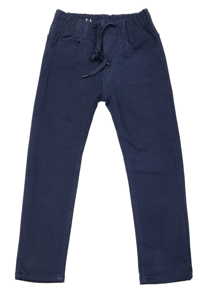 Fashion Boy Thermohose, Winterhose, gefütterte Stretch Hose, JT5872e 122 Dunkel Blau, 122 Dunkel Bla