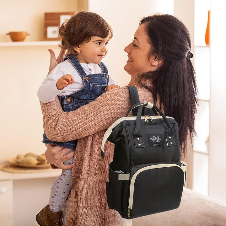 Vicloon Baby Wickelrucksack Wickeltasche, Wickeltasche Rucksack mit Babyflaschentasche, Multifunktio