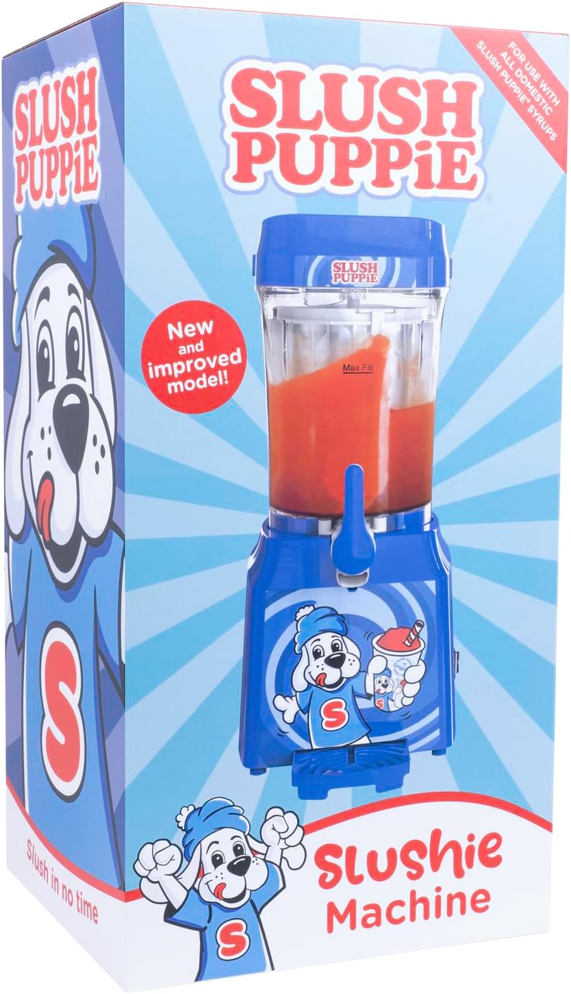 Slush Puppie Slushi Maschine – 1 Liter Eiskalter Spass mit Stil, Tragbarer Slush Ice Maker, Slush-Ei