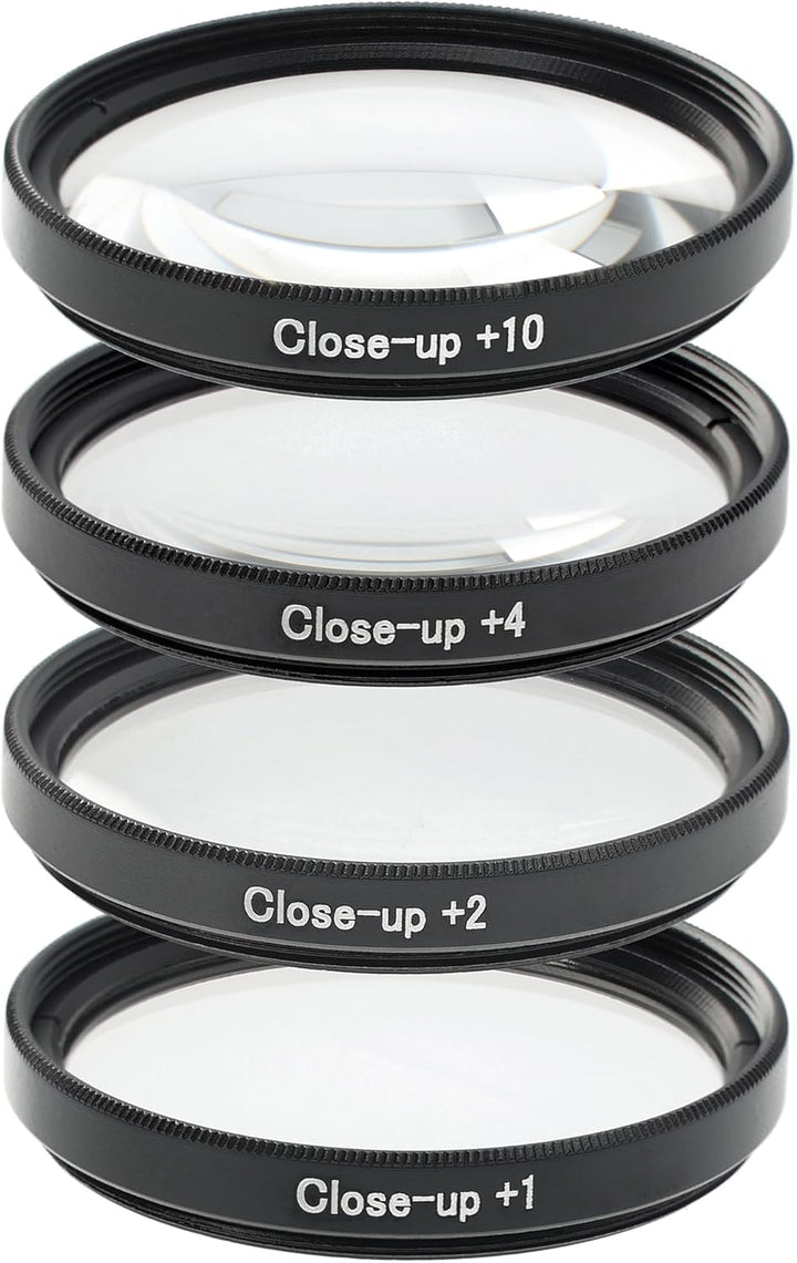 ayex Close up Makro Linsen Set 43mm - 4 teilig (+1, +2, +4, +10), 43mm