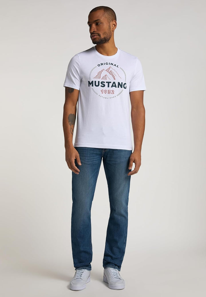 MUSTANG Herren Oregon Tapered Jeans 38W / 34L Mittelblau 5000-683, 38W / 34L Mittelblau 5000-683