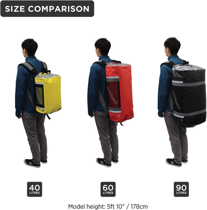 Overboard wasserdichte Tasche 70 x 34 x 3 cm, 60 Liter Rot, 70 x 34 x 3 cm, 60 Liter Rot