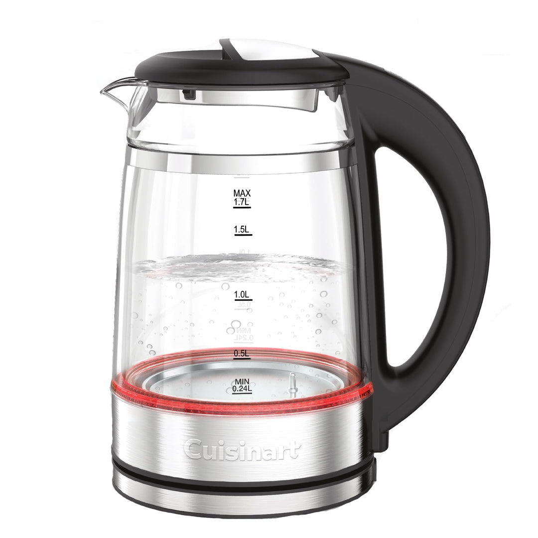 Cuisinart 1,7L Glas-Wasserkocher mit variabler Temperaturregelung | 3KW Schnellkochfunktion | Cool-T