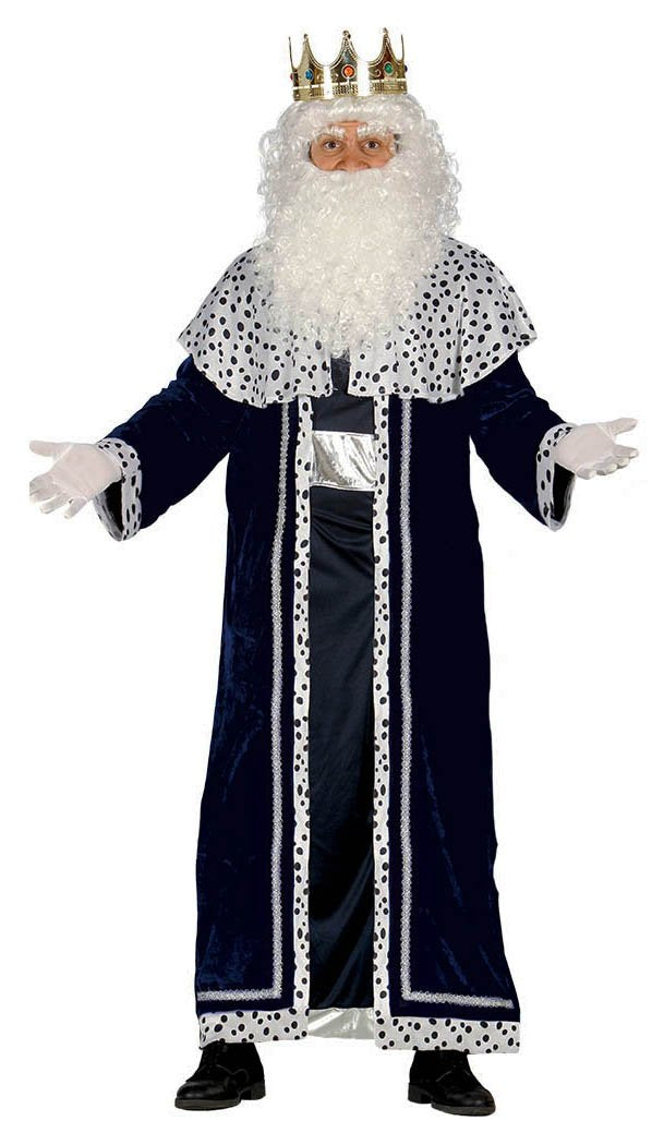 Guirca - König Mago Melchor Kostüm für Erwachsene, Farbe schwarz, Grösse L (42400.0), Farbe/Modell s
