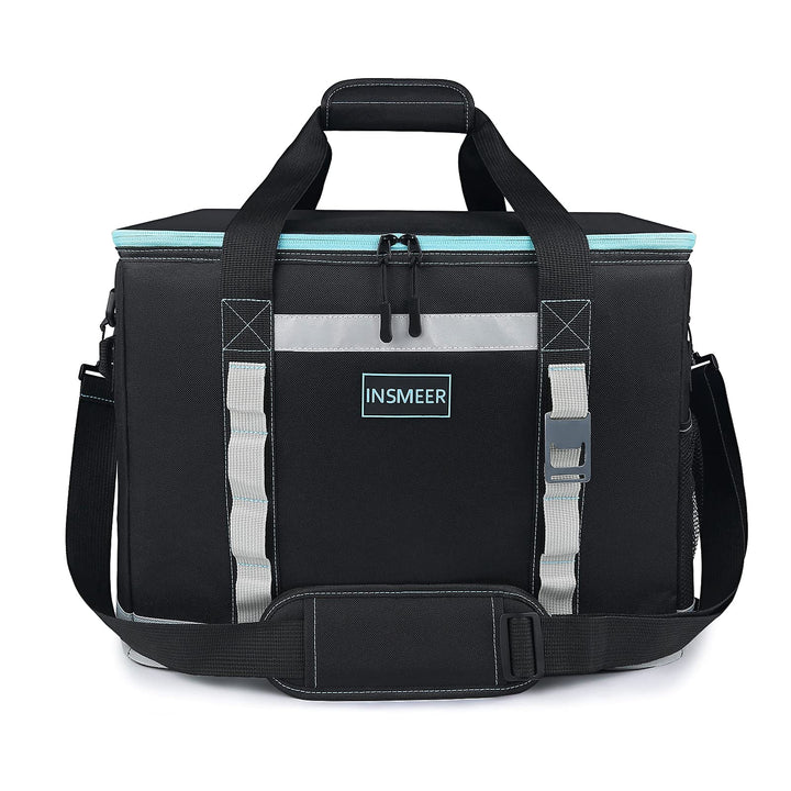 INSMEER 48L/25L Grosse Kühltasche Faltbare, 65/32 Can Kühltasche Gross Thermotasche Isoliertasche, X