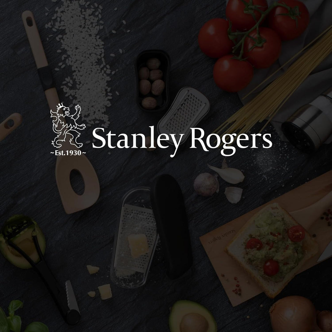 Stanley Rogers Premium Gemüsehobel – Breite Schneidfläche für optimales Hobeln von Gemüse & Mehr – H