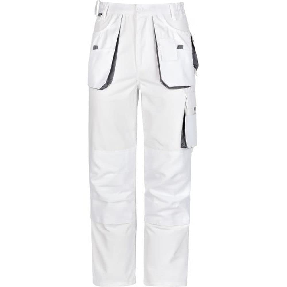 TRIUSO Power Arbeitshose Bundhose 270g/m² 25 Extra Kurz Weiss, 25 Extra Kurz Weiß