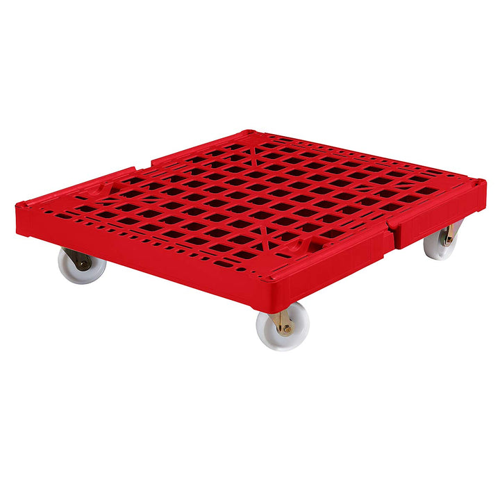 E.S.B. Transportroller XL - Tragfähigkeit 500 kg, LxBxH 810 x 720 x 195 mm, feuerrot