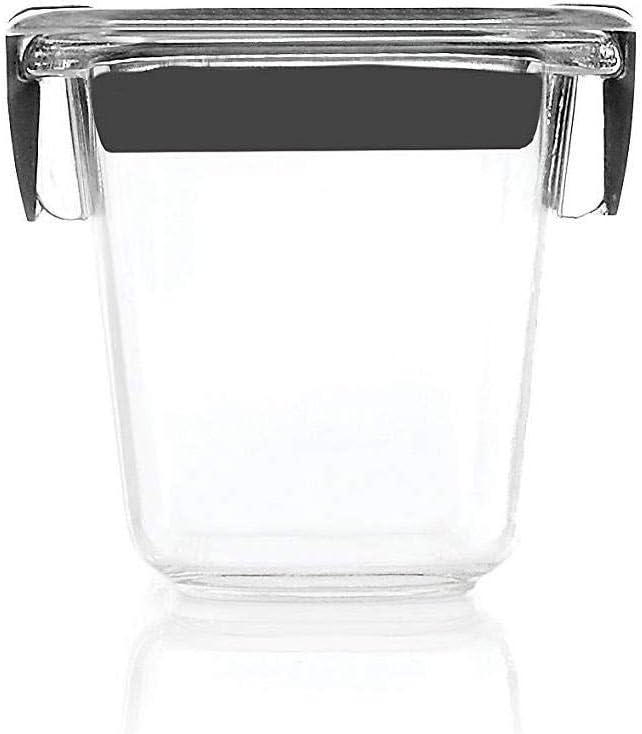 Rubbermaid Brilliance Frischhaltebehälter, Mini, 0,5 Tasse, transparent, 2 Stück .5-Cup, 2-Pack Vort