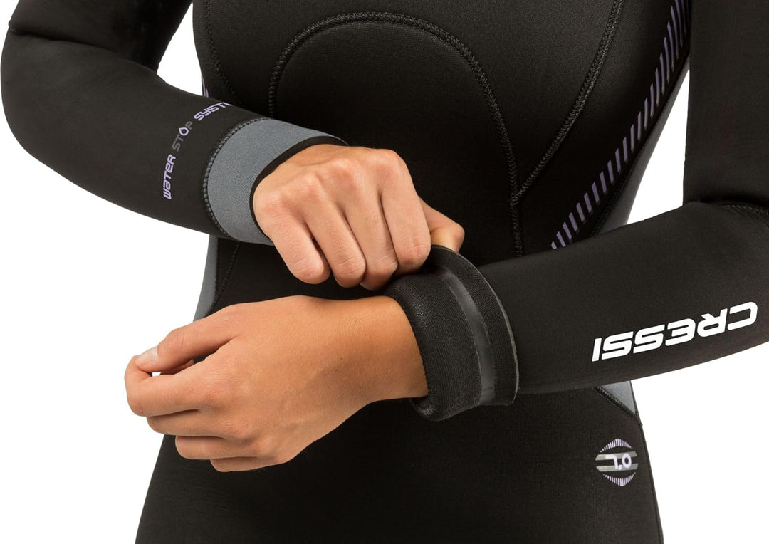 Cressi Men's & Ladies' Full Wetsuit Back-Zip for Scuba Diving & Water Activities - Fast 7mm: Designe