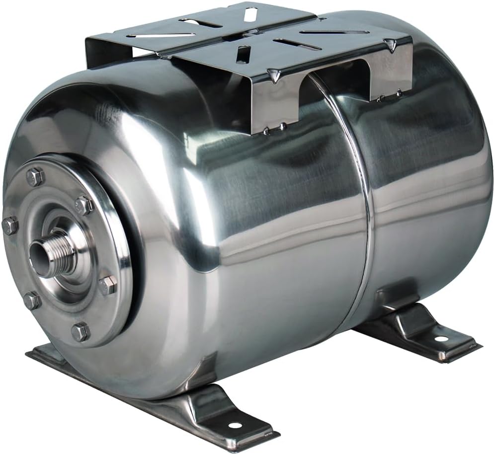 T.I.P. Druckkessel Hauswasserwerk - Membrankessel Edelstahl 50 Liter (Anschluss: 33,25 mm (1" Zoll A