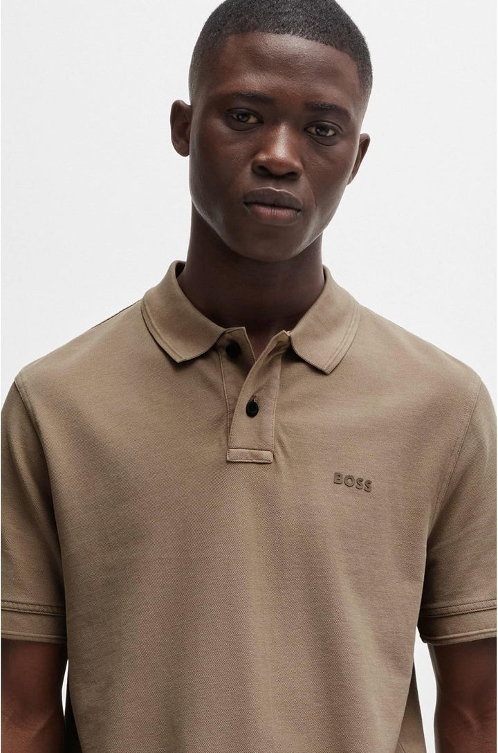 BOSS Herren Prime Polohemd S Open Brown246, S Open Brown246