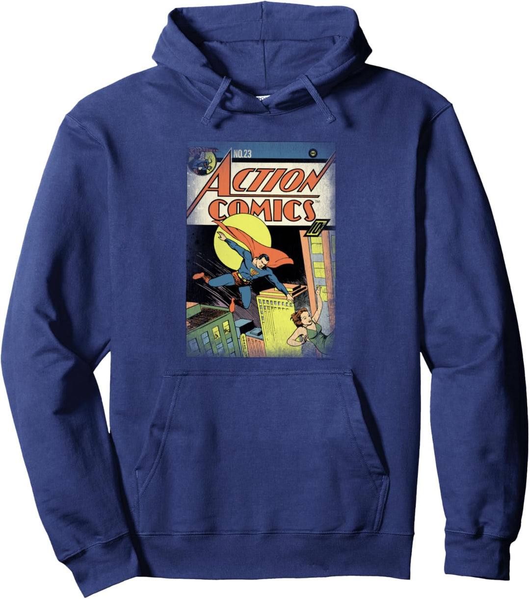 Superman Vintage Heroes Pullover Hoodie