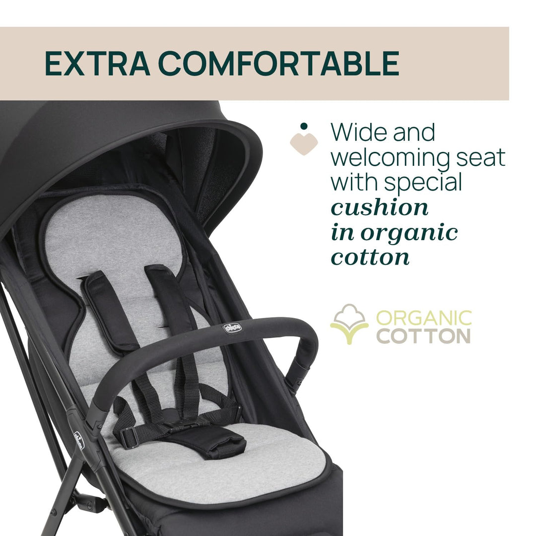 Chicco Kinderwagen Taormina, Ab Geburt bis 22 Kg, Praktisch und leicht, Zusammenklappbarer Buggy, Ki