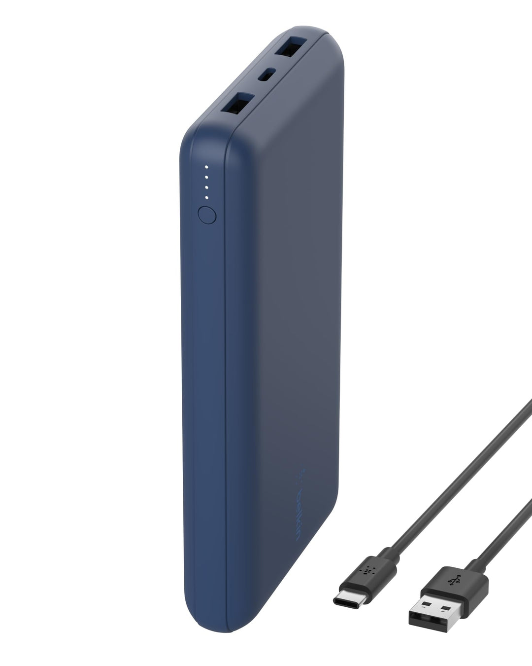 Belkin tragbares USB-C-Ladegerät, 20.000 mAh, 20K Powerbank mit USB-C-Ein-/Ausgang und 2 USB-A-Ansch