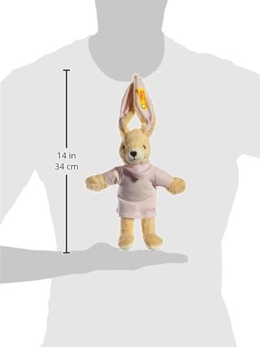 Steiff Unisex Hoppel 20 Rosa Hase, Rosa, 0-18 Monate EU, Rosa