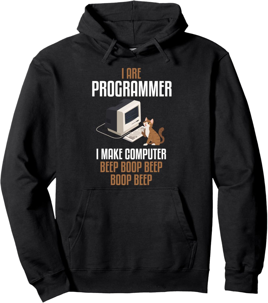 I Are Programmer Lustige Programmierer Katze Pullover Hoodie
