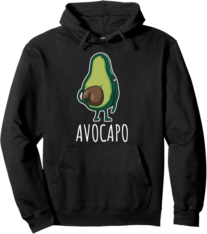 Avocapo Po Hintern Gesäss Arsch Kostüm Vegan Geschenk Avocado Pullover Hoodie