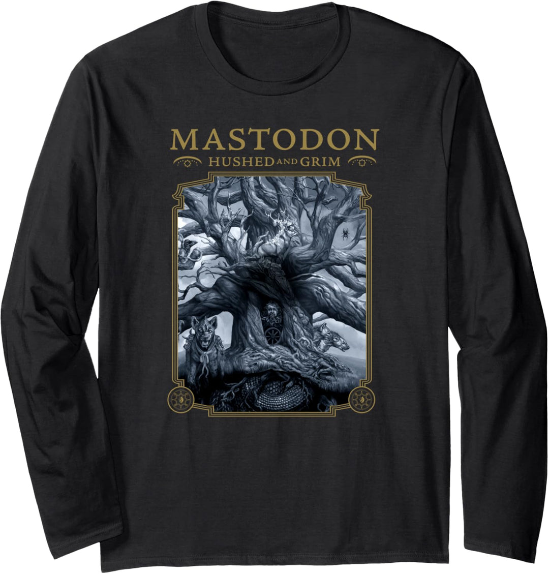 Mastodon - Hushed and Grim Cover Tracklist Back Print Langarmshirt