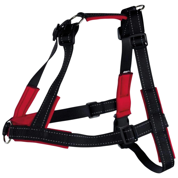 Trixie, Lead'n'Walk Soft Erziehungsgeschirr schwarz L-XL, Schwarz L-XL