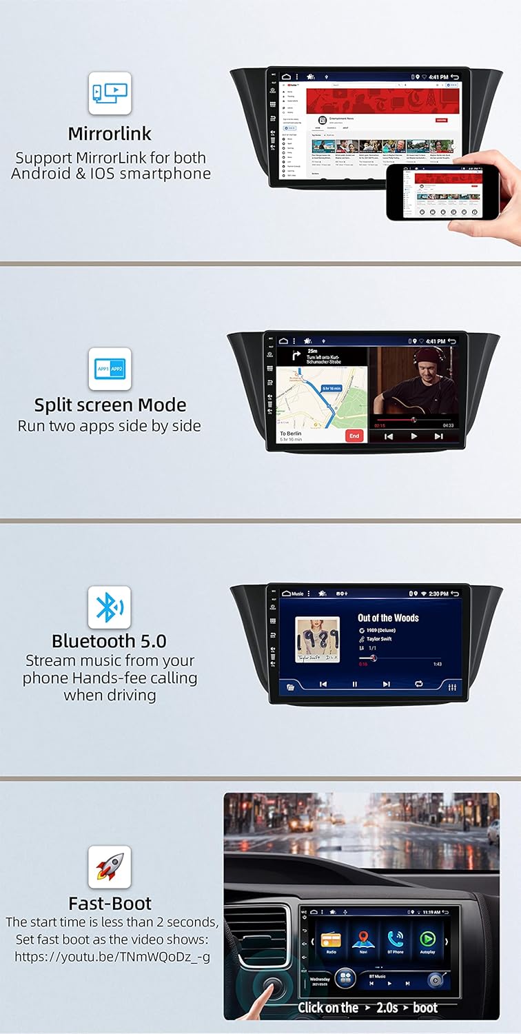 JOYX Android 12 IPS Autoradio Passt für Iveco Daily VI (2014-2021) - [4G+64G] - Eingebaut DSP/Carpla