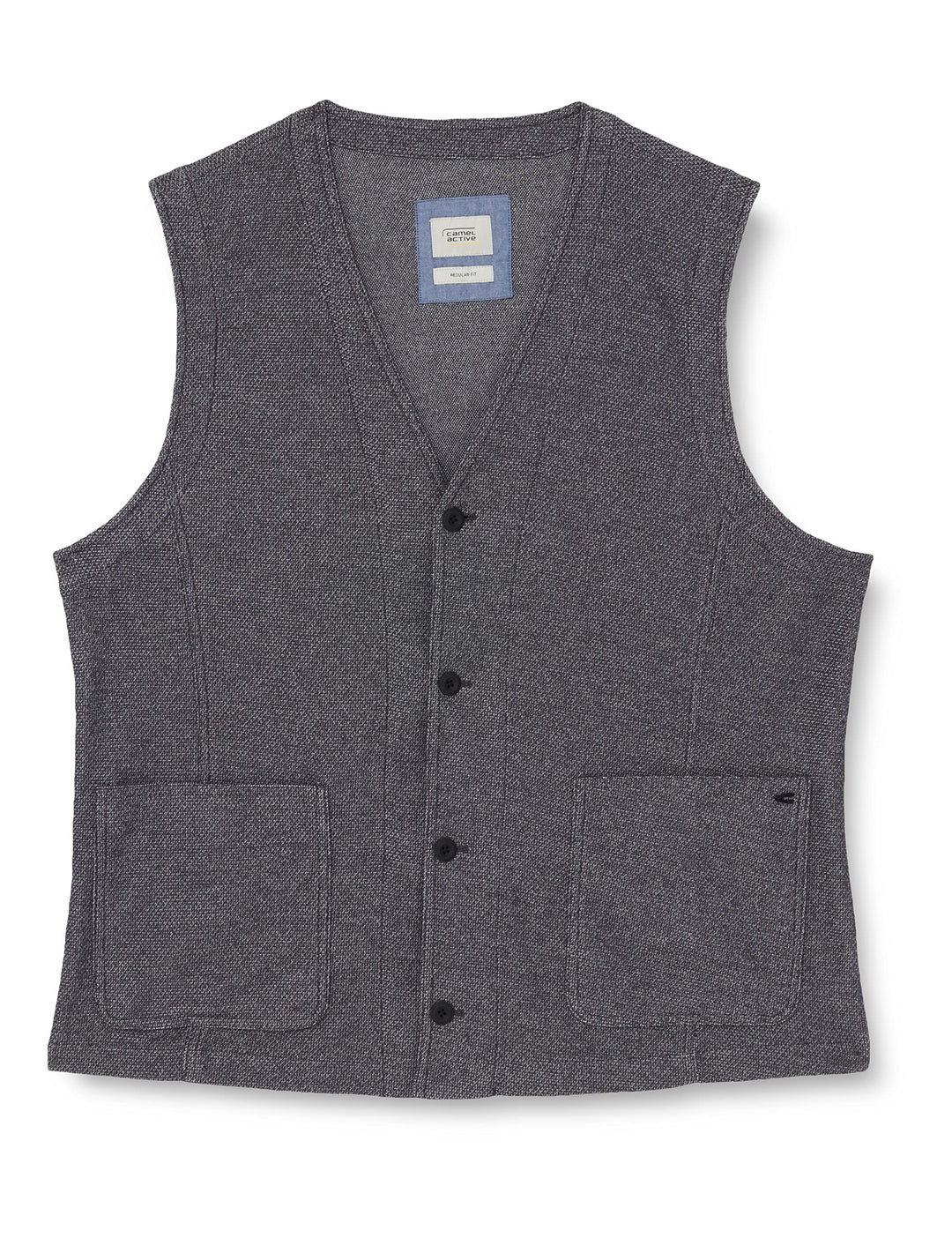 camel active Herren Lässiger Blazer 50 Graphite Grey, 50 Graphite Grey