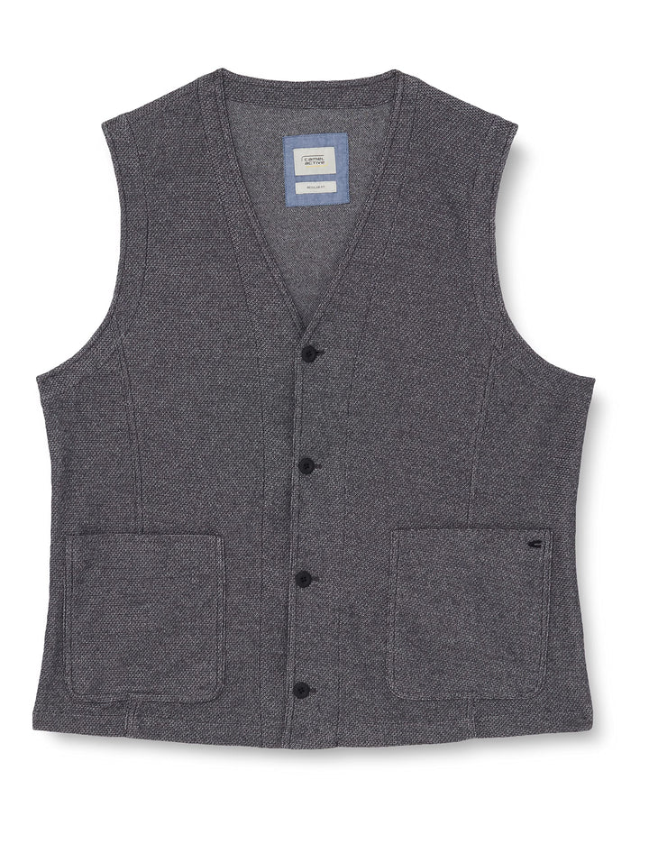 camel active Herren Lässiger Blazer 50 Graphite Grey, 50 Graphite Grey