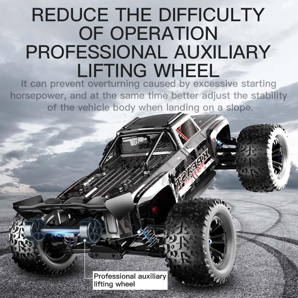 X-Verse 1:12 70KM/H Ferngesteuertes Auto für Erwachsene, 4WD Wasserdichtes Schnelles RC Truck mit 3S