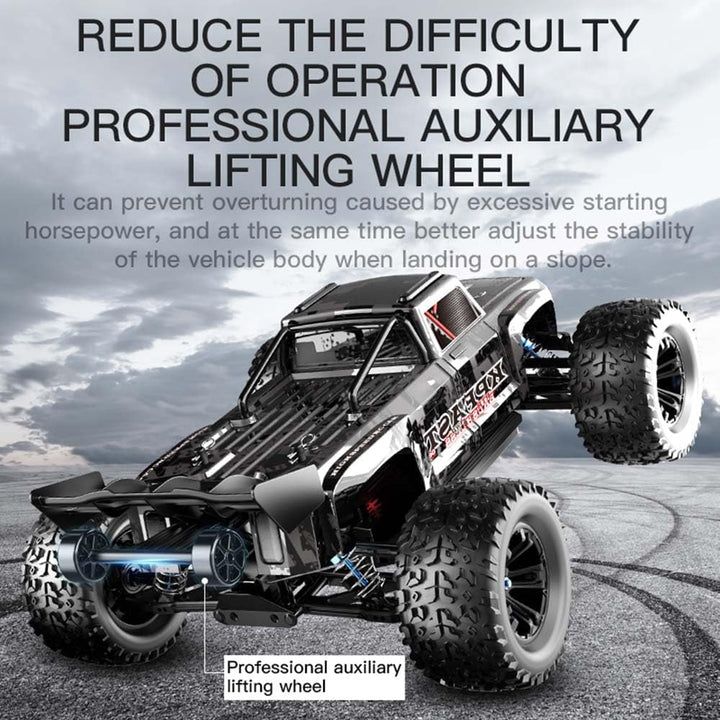 X-Verse 1:12 70KM/H Ferngesteuertes Auto für Erwachsene, 4WD Wasserdichtes Schnelles RC Truck mit 3S