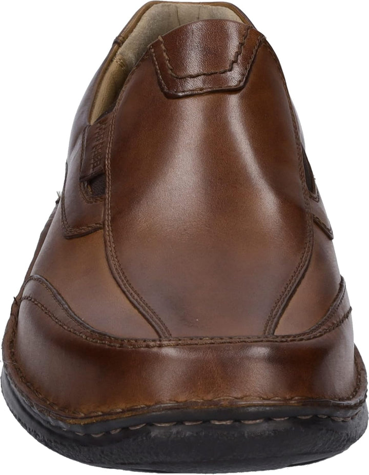 Josef Seibel Herren Slipper Anvers 67,Weite K (Extra weit),Wechselfussbett 42 EU Weit Braun Cognac,