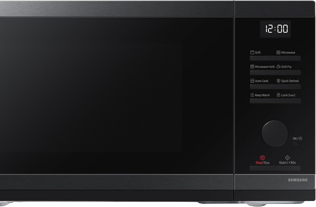 Samsung MG23DG4524CGE1 Mikrowellenherd, 23 l, 800 W, Schwarz, Touchscreen + Zifferblatt, ECO-Modus