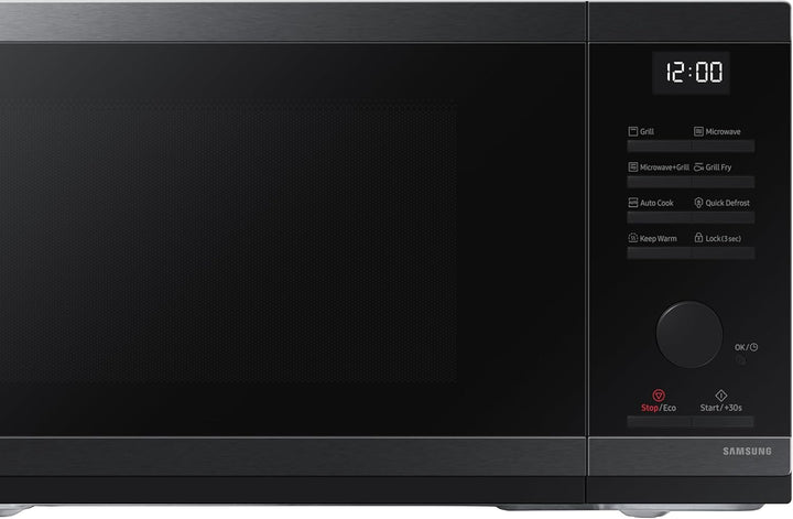 Samsung MG23DG4524CGE1 Mikrowellenherd, 23 l, 800 W, Schwarz, Touchscreen + Zifferblatt, ECO-Modus