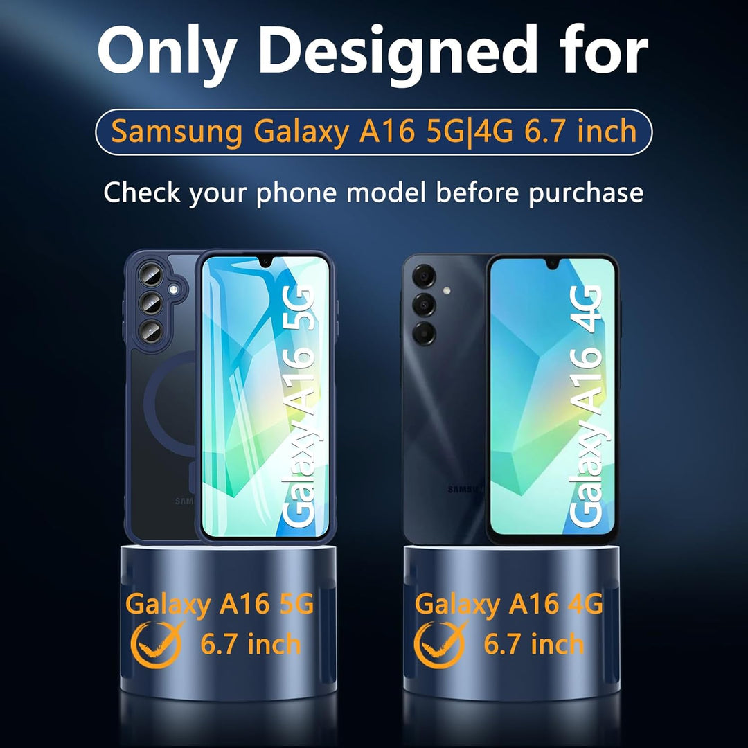 OWKEY für Samsung Galaxy A16 5G Hülle, Magnetisch Samsung A16 4G/5G Handyhülle für MagSafe mit Schut