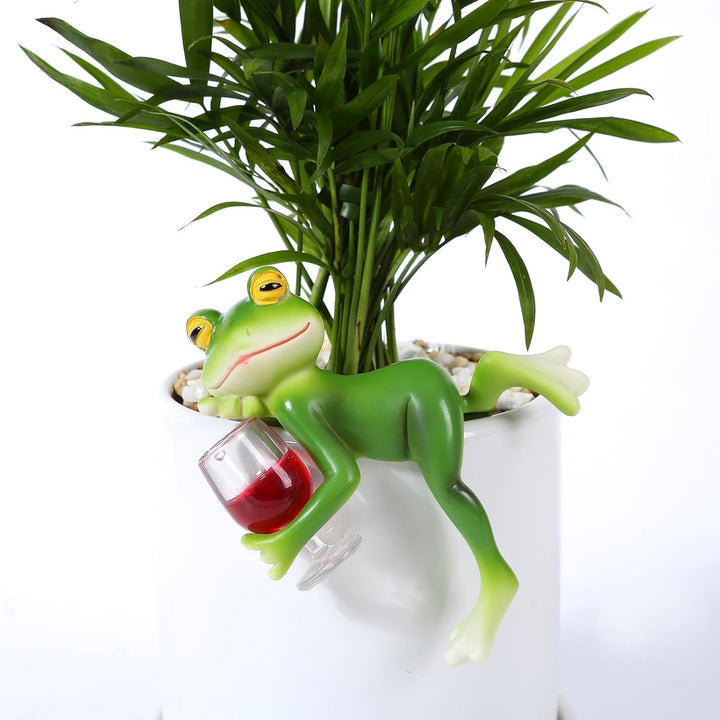Mini-Frosch Topfpflanzen Dekorationen, lustige Frosch Garten Dekorationen, Outdoor-Geschenke, Frauen