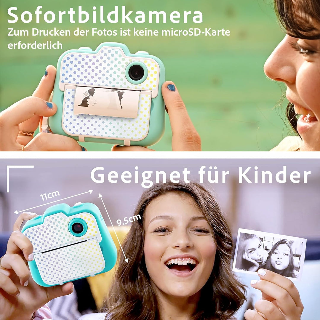 Canal Toys CLK 001 Instant-Druck Creator-Foto, Selfie und Video-Thermopapier für 250 Fotos-LCD-Displ