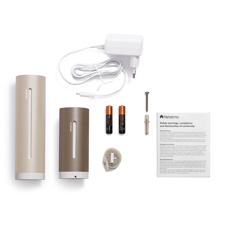 Netatmo Wetterstation ORIGINAL - 2. Generation, Innen & Aussen, Temperatur, Luftfeuchtigkeit, Luftqu