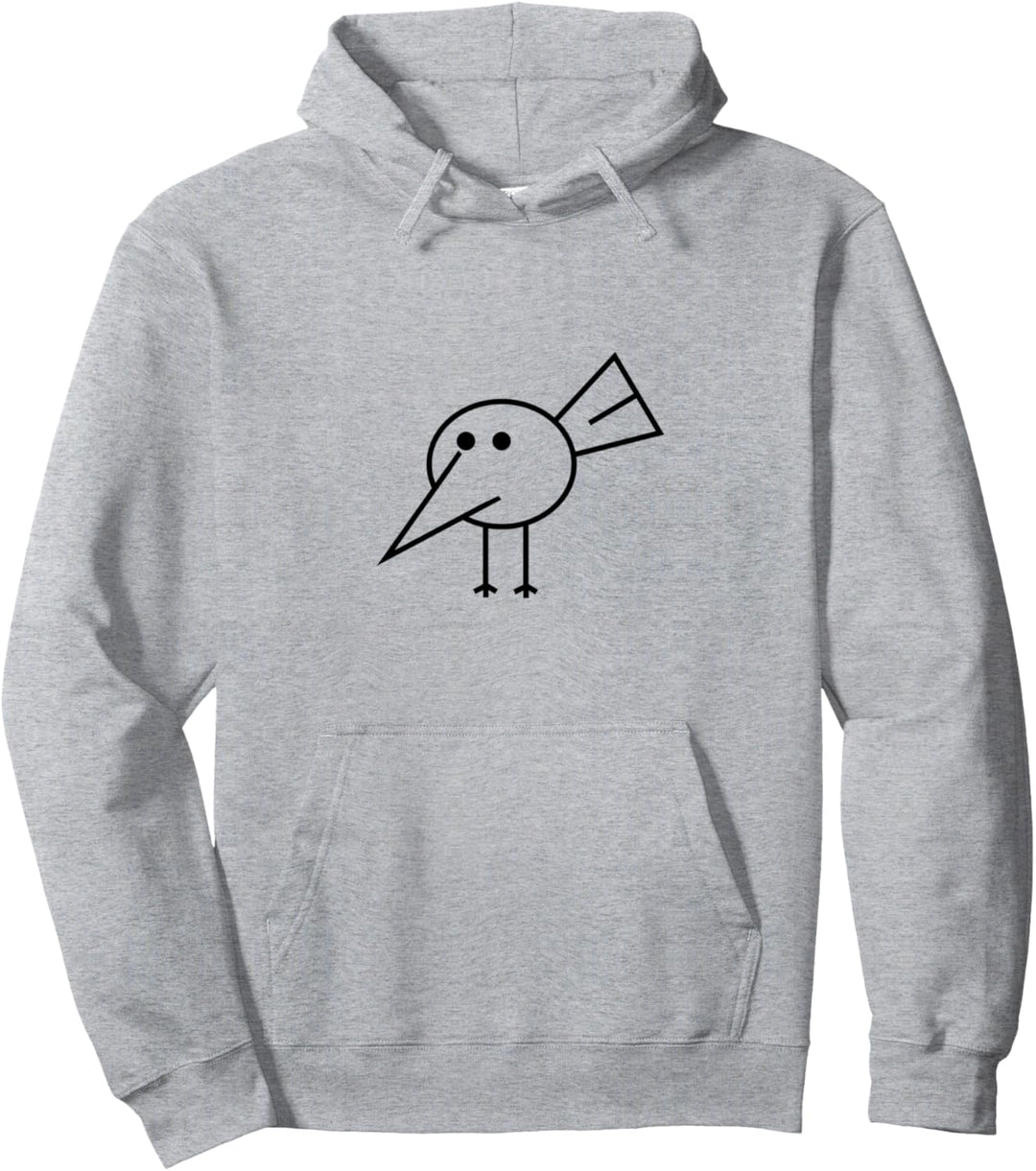Lustiger Vogel Pullover Hoodie