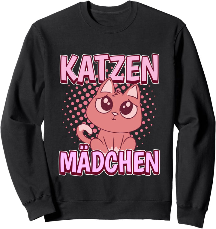 Kinder Katzen Mädchen Sachen Katzen Sweatshirt