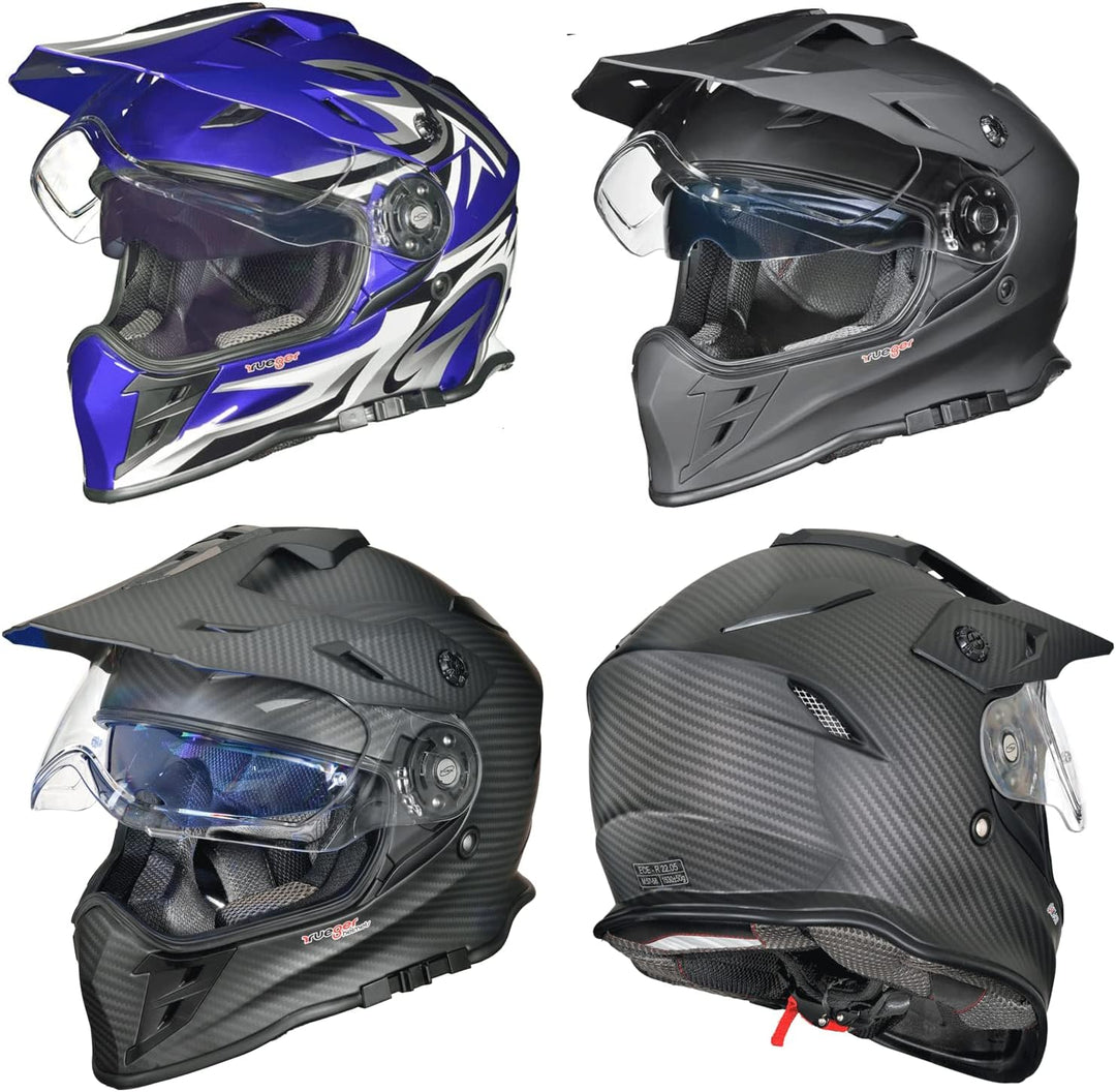 RX-967 Crosshelm Integralhelm Quad Cross Enduro Motocross Offroad Helm Pinlock, XS (53-54)