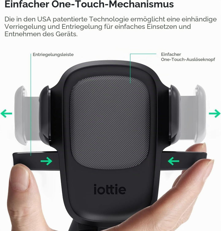 iOttie Easy One Touch 5 CD Slot Mount - Universal KFZ Handyhalterung für iPhone, Google, Samsung, Mo