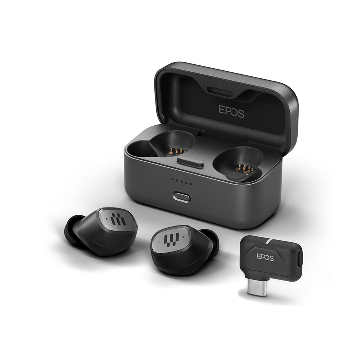 EPOS GTW 270 Kabellose Hybrid-Gaming Bluetooth Kopfhörer In Ear, USB-C-Dongle, Geräuschreduzierend,