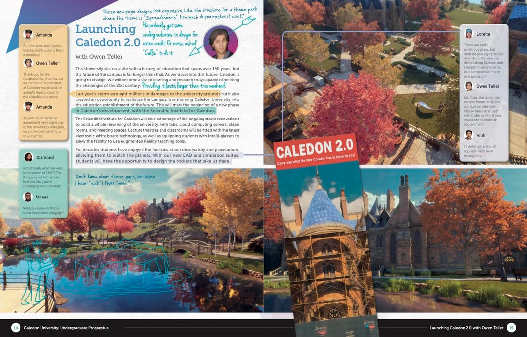 Life Is Strange: Welcome to Caledon University, Gebundenes Buch