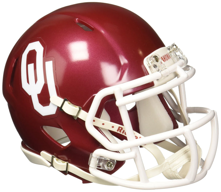 Riddell NCAA Unisex-Erwachsene Speed Mini Helm Oklahoma Sooners 7.5" x 6.5" Oklahoma Sooners, Oklaho
