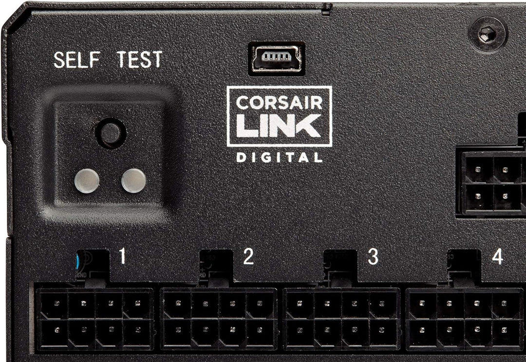 Corsair AX1600i digitales PC-Netzteil (Voll-Modulares Kabelmanagement, 80 Plus Titanium, 1600 Watt,
