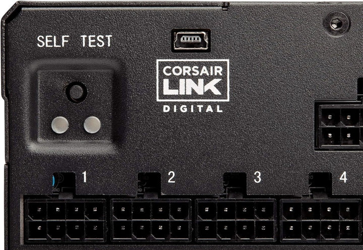 Corsair AX1600i digitales PC-Netzteil (Voll-Modulares Kabelmanagement, 80 Plus Titanium, 1600 Watt,