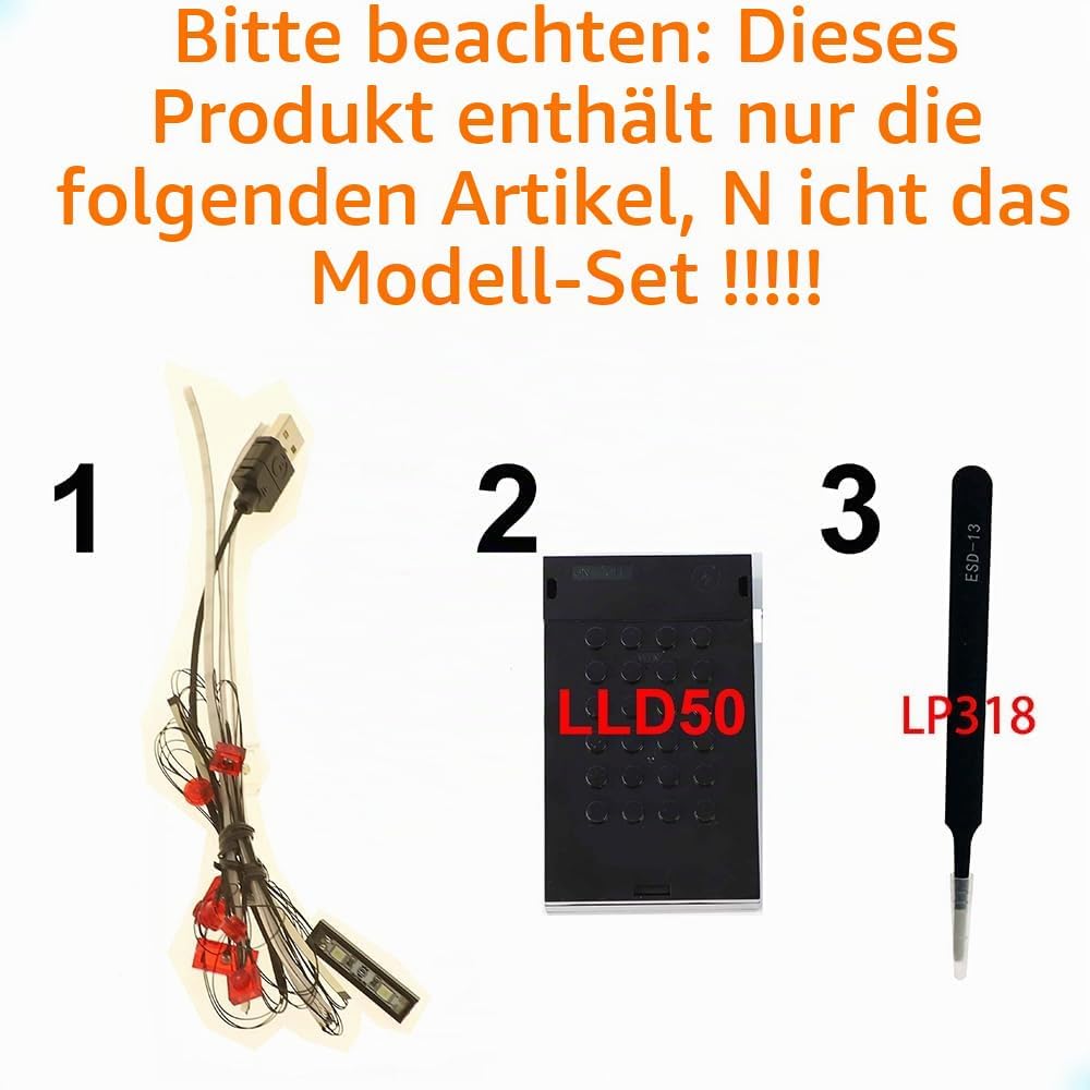 GEAMENT LED Licht-Set Kompatibel mit Lego 2 Fast 2 Furious Nissan Skyline GT-R (R34) Flitzer (Car) T