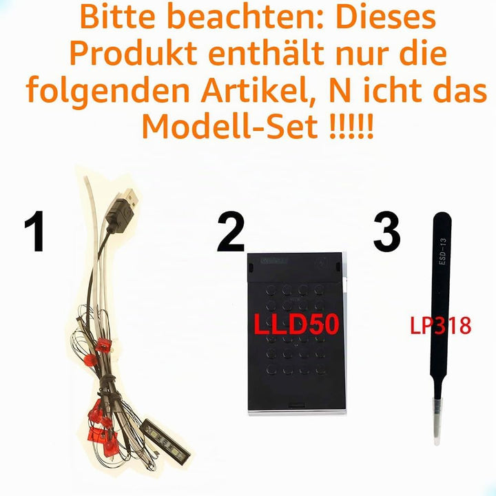 GEAMENT LED Licht-Set Kompatibel mit Lego 2 Fast 2 Furious Nissan Skyline GT-R (R34) Flitzer (Car) T